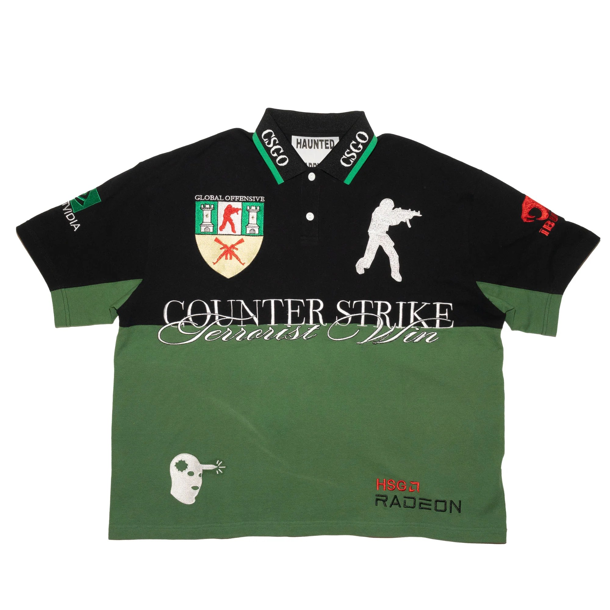 トップス Haunted Starbucks CS OVERSIZED POLO HAUNTED STARBUCKS COUNTERSTRIKE POLO (2025) – Awfully Creative Gallery