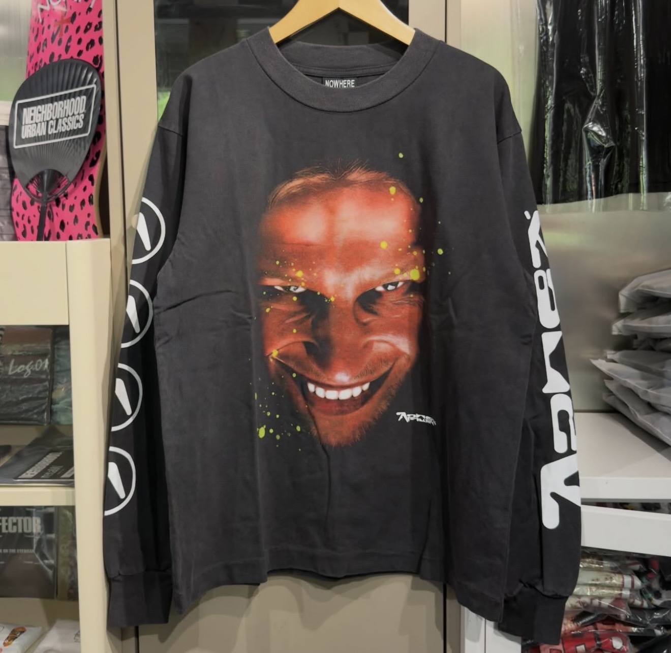 APHEX TWIN SINGLE STITCH LONG-SLEEVE SMALL RUN BY NOWHERE (2026