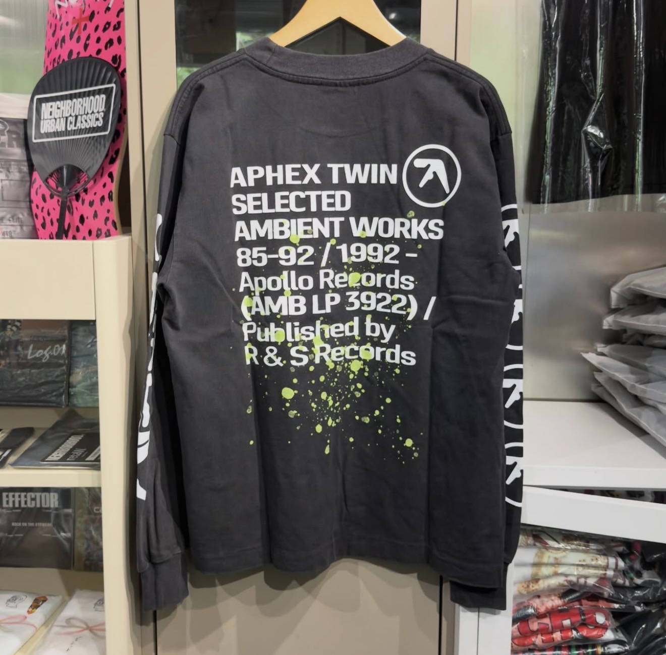 APHEX TWIN SINGLE STITCH LONG-SLEEVE SMALL RUN BY NOWHERE (2026